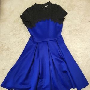 Jody blue lace dress